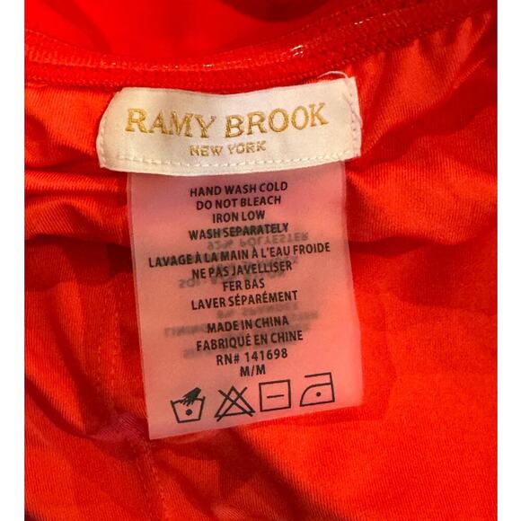 Ramy Brook Cecile Ruffle Strapless Bikini Top Size Medium - Picture 8 of 8